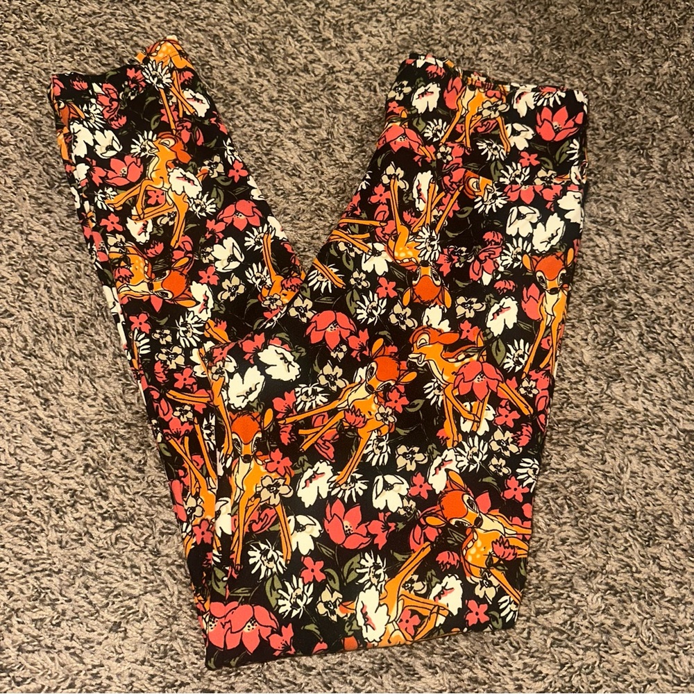 LuLaRoe Multicolor Floral Bambi Leggings